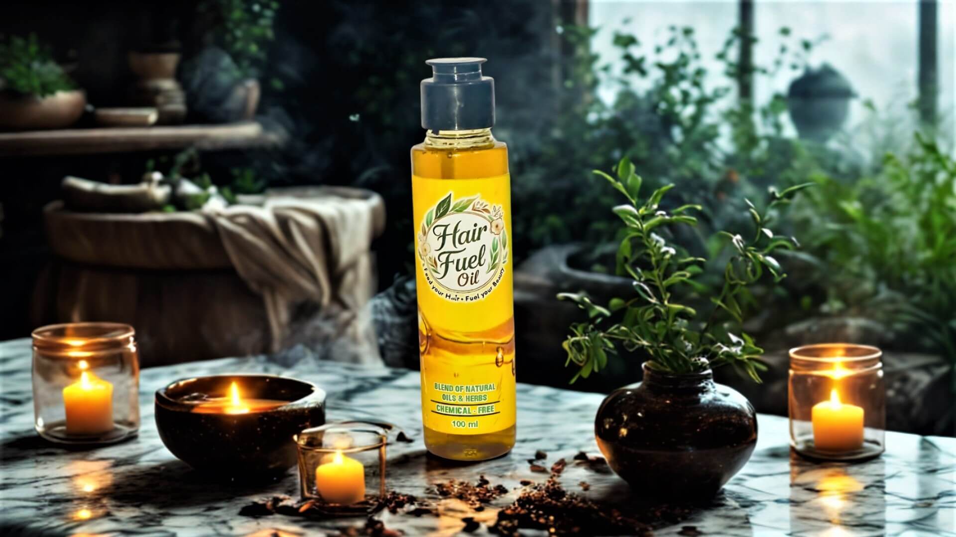 Hair Fuel Oil – 100ml | 100% Natural & Chemical-Free Hair Growth Oil - Hair Fuel oil