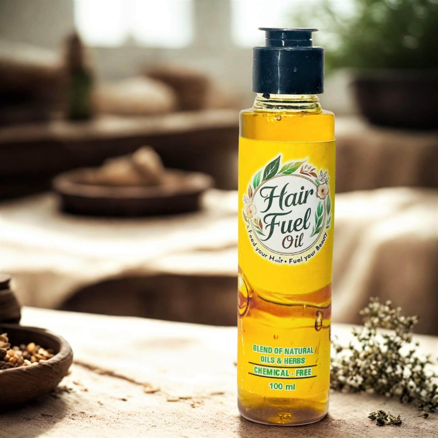 Hair Fuel Oil – 100ml | 100% Natural & Chemical-Free Hair Growth Oil - Hair Fuel oil
